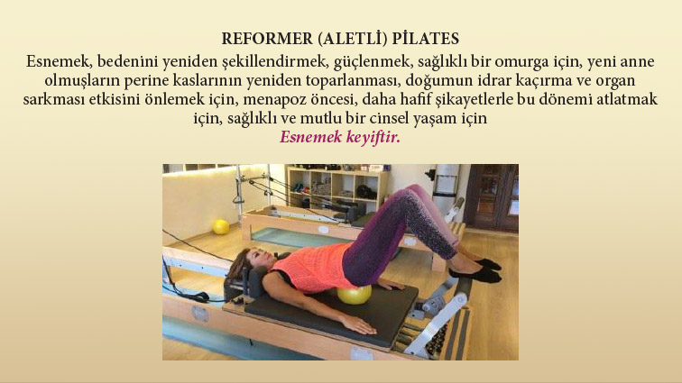 Aletli pilates (Reformer)